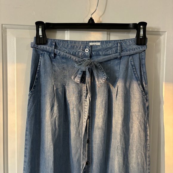NWOT Wash lab denim soft denim maxi skirt Size S - Picture 4 of 11